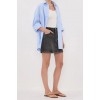 MASON WASHED BLACK DENIM MINI SKIRT