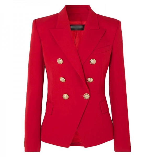 Commuter Temperament Red Suit Jacket