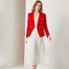Commuter Temperament Red Suit Jacket