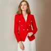 Commuter Temperament Red Suit Jacket