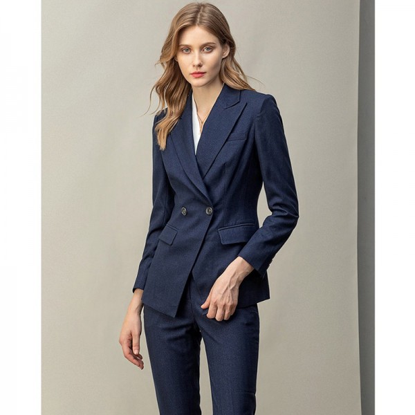 Women Fashion Business Suit and Pant Trousers Two-piece