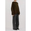 ROY OLIVE LONGLINE KNIT JUMPER