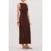 BLOOM CHOC CROCHET KNIT MAXI DRESS