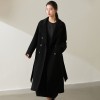 Autumn Winter Thickened Double-faced Cashmere Wool Coat