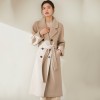Autumn Winter Thickened Double-faced Cashmere Wool Coat