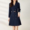 Women's Slim Waisted Suit Dress