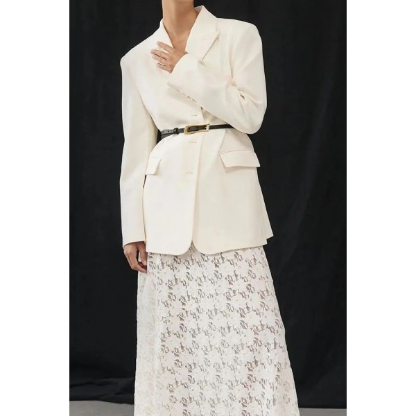 LIV CREAM BOYFRIEND BLAZER