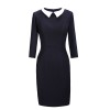 Women's Temperament Commuter Waist Dress
