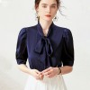 Women's Temperament Commuter Streamer Short-sleeved Shirt