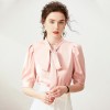 Women's Temperament Commuter Streamer Short-sleeved Shirt