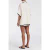 VON CREAM LINEN SHIRT