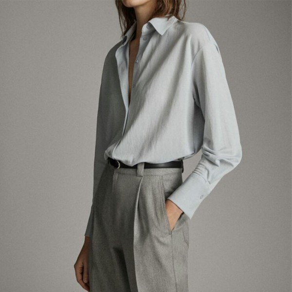 Women's Cotton Long Sleeve Casual Shirt