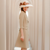3/4 Sleeve British Style Fashion Professional Suit Dress
