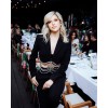 Heavy Industry Sexy V-neck Rhinestone Fringe Suit and Skirt Two-piece