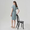 Simple Temperament Commuter Belt Dress