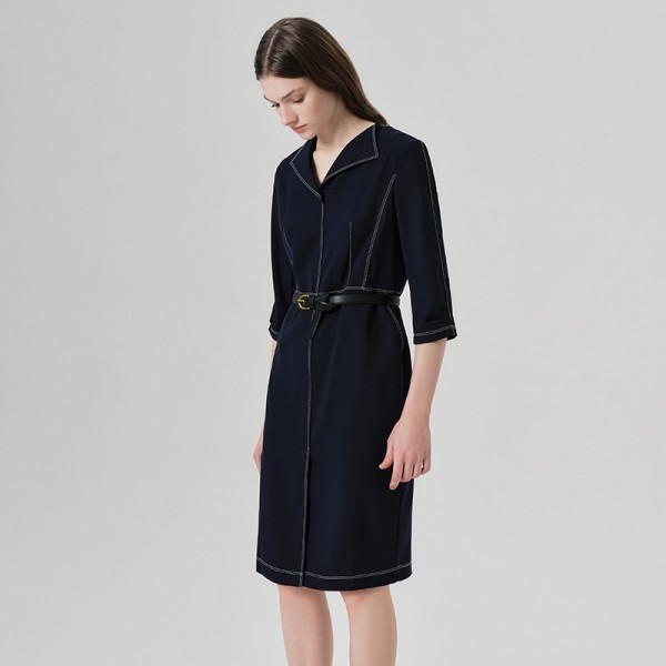 Temperament Commuter Waist Slim Dress