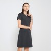 Women's Striped Short Sleeve Suit Dress