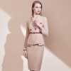 Women Fashion Temperament Casual Professional Work Suit and Skirt Set