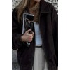 DALTON BITTER CHOC SUEDE BOMBER