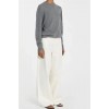 INDY GREY CASHMERE KNIT JUMPER