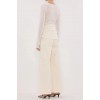 NICO OFF WHITE MERINO KNIT TOP