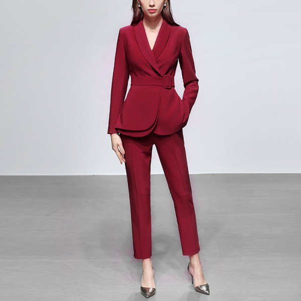 Fashion Business Suit And Pant Trousers Two-piece