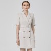 Double Breasted Slim Fit Suit Dress