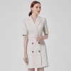 Double Breasted Slim Fit Suit Dress