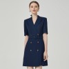 Double Breasted Slim Fit Suit Dress