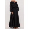 LAYNE BLACK RAMIE MAXI SKIRT