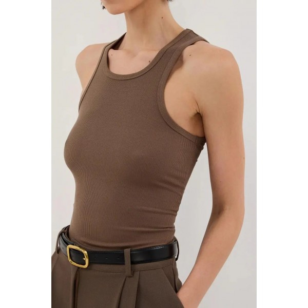 NINA CLOVER RACER KNIT TANK