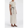LEO CHALK KNIT MIDI DRESS
