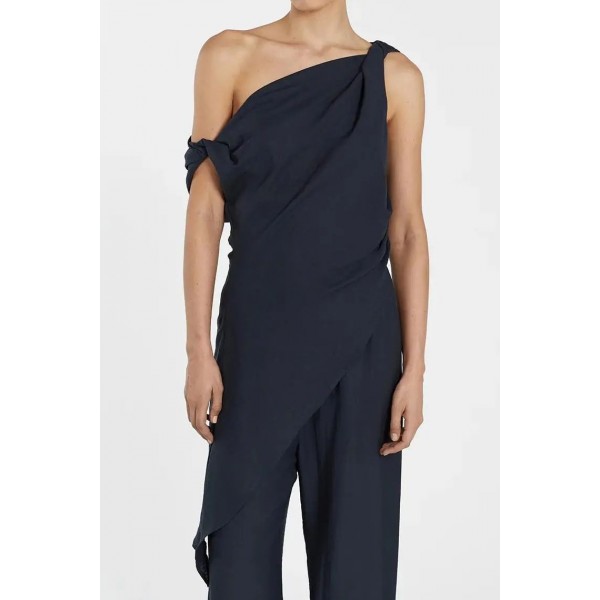 JOLIE SLATE MARLE ASYM TUNIC TOP