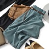 Women's temperament casual slim nine-point cigarette pipe suit pants