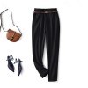 Women's temperament casual slim nine-point cigarette pipe suit pants