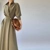Women's Long-sleeve Temperament Slim Waist Dress