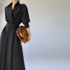 Women's Long-sleeve Temperament Slim Waist Dress