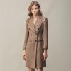 Elegant Double Breasted Suit Dress