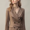 Elegant Double Breasted Suit Dress