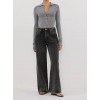 JANE SILVER MARLE MERINO POLO TOP