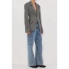 MERRITT CHARCOAL CINCHED BLAZER