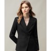 Women Fashion Black Professional Suit and Skirt/Pant Set