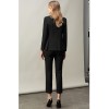 Women Fashion Black Professional Suit and Skirt/Pant Set