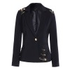 Temperament Pin Embellishment Suit