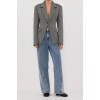 MERRITT CHARCOAL CINCHED BLAZER