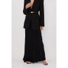 CHARLI BLACK SATIN MAXI SKIRT
