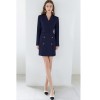 Long Sleeve French Suit Dress