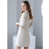 Long Sleeve French Suit Dress