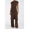RIO BITTER CHOC WIDE LEG MODAL PANT