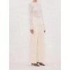 NICO OFF WHITE MERINO KNIT TOP